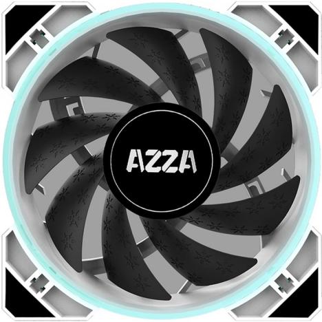 Кулер для корпуса AZZA 1 HURRICANE RGB (FNAZ-12RGB-BW-002) - Фото 1