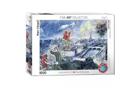 Пазл EuroGraphics Вид на Париж. Марк Шагал, 1000 элементов (6000-0850) - Фото