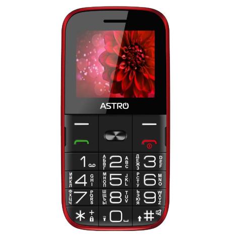 Мобильный телефон Astro A241 Red - Фото 1
