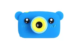 Интерактивная игрушка XoKo Bear Цифровой детский фотоаппарат голубой (KVR-005-BL) - Фото