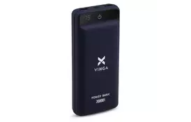Батарея универсальная Vinga 20000 mAh QC3.0 Display soft touch purple (VPB2QLSP) - Фото