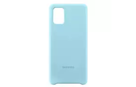 Чехол для моб. телефона Samsung Silicone Cover для Galaxy A71 (A715F) Blue (EF-PA715TLEGRU) - Фото