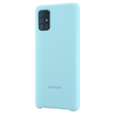 Чехол для моб. телефона Samsung Silicone Cover для Galaxy A71 (A715F) Blue (EF-PA715TLEGRU) - Фото 2