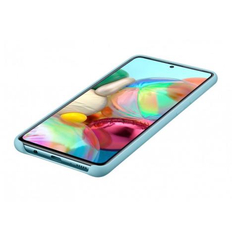 Чехол для моб. телефона Samsung Silicone Cover для Galaxy A71 (A715F) Blue (EF-PA715TLEGRU) - Фото 4