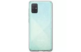 Чехол для моб. телефона Spigen Galaxy A71 Liquid Crystal Glitter, Crystal Quartz (ACS00935) - Фото