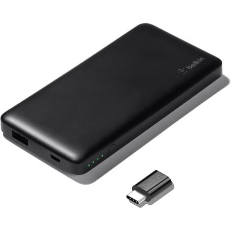 Батарея универсальная Belkin 5000mAh, Pocket Power 5V 2.4A, USB-C adapter, black (F7U019BTBLKBE) - Фото 2