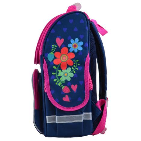 Рюкзак школьный Smart PG-11 PG-11 Flowers blue (554464) - Фото 4