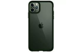 Чехол для моб. телефона Spigen iPhone 11 Pro Max Ultra Hybrid, Midnight Green (ACS00411) - Фото