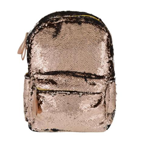 Рюкзак школьный Yes с пайетками GS-01 Gold (557676) - Фото 4