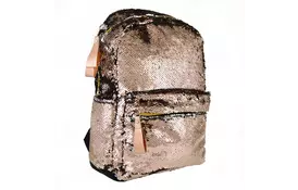 Рюкзак школьный Yes с пайетками GS-01 Gold (557676) - Фото