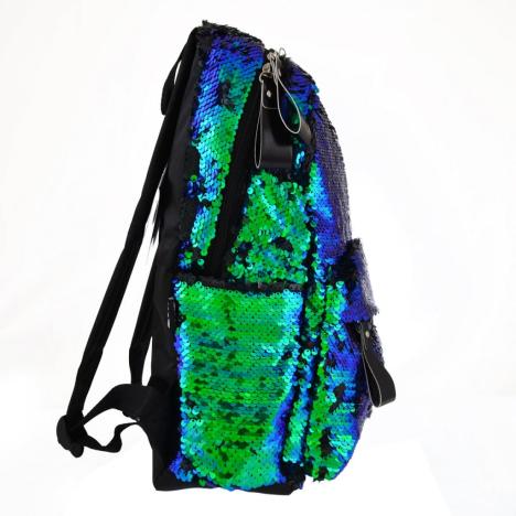 Рюкзак школьный Yes с пайетками GS-01 Green chameleon (557678) - Фото 8