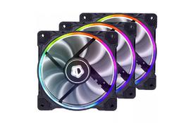 Кулер для корпуса ID-Cooling ZF-12025-RGB Trio (3pcs Pack) (ZF-12025-RGB Trio) - Фото