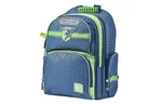 Рюкзак школьный Yes S-30 Juno School time синий/зеленый (558011)