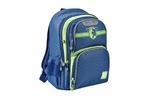 Рюкзак школьный Yes S-30 Juno School time синий/зеленый (558011)