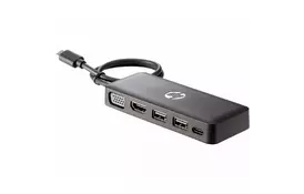 Порт-репликатор HP Docking Station USB-C Travel Hub G2 (7PJ38AA) - Фото