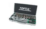 Набор инструментов TOPTUL комбінований 1/2'' 43од. (дюйм+метр.) (GCAD4303)