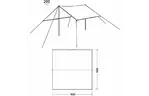 Тент Easy Camp Tarp 4 x 4 m Granite Grey (928286)