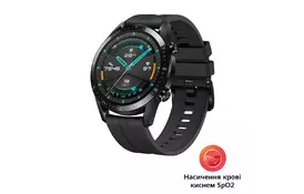 Смарт-часы Huawei Watch GT 2 46mm Sport Black (Latona-B19S) SpO2 (55024474) - Фото