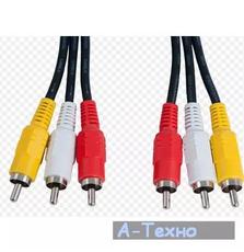 Кабель мультимедийный 3RCA to 3RCA 3.0m, 7.5m Atcom (13275)
