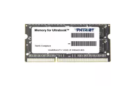 Модуль памяти для ноутбука SoDIMM DDR3L 4GB 1600 MHz Patriot (PSD34G1600L2S) - Фото