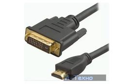 Кабель мультимедийный HDMI to DVI 24+1 1.8m Atcom (3808) - Фото
