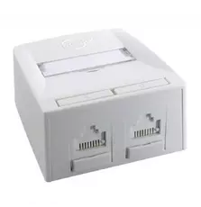 Розетка сетевая RJ-45x2 UTP cat.6 568A/B UTP Synergy DG+ Molex (SSY-00007-02)