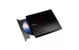 Оптический привод ASUS DVD ± R/RW USB 2.0 (90-DQ0435-UA221KZ) Black - Фото