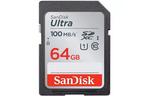 Карта памяти SANDISK 64GB SDXC class 10 UHS-I Ultra (SDSDUNR-064G-GN6IN)
