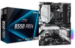 ASRock Материнская плата B550 PRO4 sAM4 B550 4xDDR4 HDMI-VGA M.2 Type-C ATX