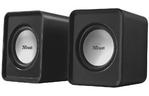 Trust Акустическая система (Колонки) 2.0 Leto Compact BLACK