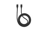 Дата кабель USB 2.0 Type-C to Type-C URBAN 480 Mbps PD2.01m BLACK Trust (21176)
