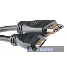 Кабель мультимедийный HDMI A to HDMI C (mini), 0.5m PowerPlant (KD00AS1192)