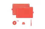 Графический планшет Huion HS611 Coral red
