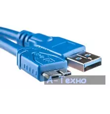 Дата кабель USB 3.0 AM to Micro 5P 0.1m PowerPlant (KD00AS1229)