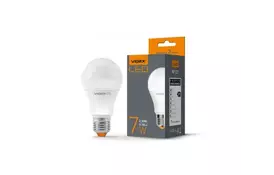 LED лампа VIDEX A60e 7W E27 3000K 220V - Фото