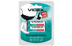 Акумулятор VIDEX HR6/AA 1000mAh Blister/2pcs  - Фото