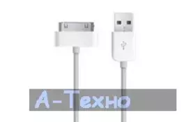 Дата кабель USB 2.0 AM to Apple 30pin 1.0m PowerPlant (DV00DV4032) - Фото