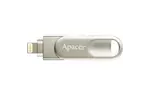 USB флеш накопитель Apacer 64GB AH790 Silver USB 3.1/Lightning (AP64GAH790S-1)