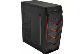 Корпус FRONTIER JUMBO–02B2–400-W BK-RD - Фото