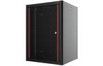 Шкаф настенный MIRSAN WTN 19'' 16U 600x560, RAL 9005 (MR.WTN16U56DE.01)