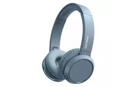 Наушники PHILIPS Bluetooth headpohones TAH4205 Wireless Mic Blue (TAH4205BL/00) - Фото