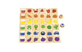 Развивающая игрушка Viga Toys Деревянный пазл-игра Изучаем цвета (44505) - Фото