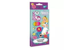 Карандаши цветные Yes Alice 12 цв (290591) - Фото