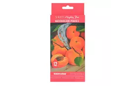 Карандаши цветные Santi Highly Pro 12 шт акварельные (742383) - Фото
