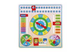Развивающая игрушка Viga Toys Часы и календарь (59872) - Фото