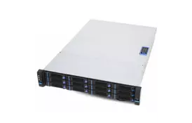 Корпус для сервера Chenbro 2U,3.5 12BAY,CRPS,W/MINI SAS HD+PSU+3.5