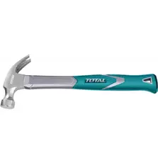 Молоток TOTAL THT73166 с гвоздодером, 450гр. (THT73166)