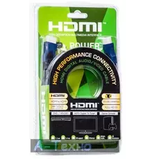 Кабель мультимедийный HDMI to HDMI 1.5m PowerPlant (KD00AS1200)