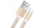 Дата кабель USB 2.0 AM to Micro 5P 1.0m nylon gold XoKo (SC-100m-GD)