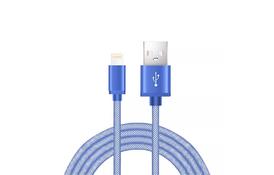 Дата кабель USB 2.0 AM to Lightning 1.0m blue XoKo (SC-120i-1-BL) - Фото